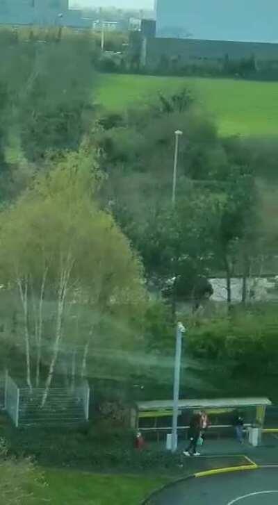 Setting Up Camp in the Pfizer car park