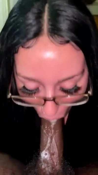 Four eyes mouth full of bbc