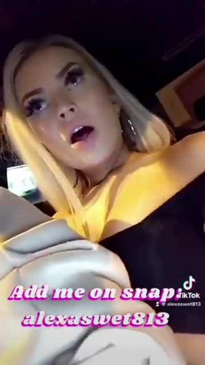 I shouldn’t drive and make tiktoks