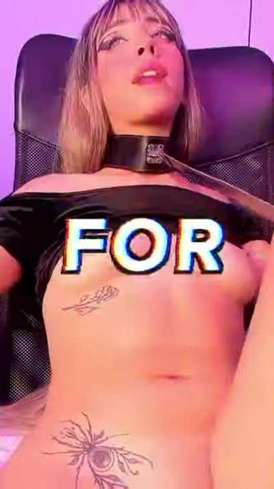 Bambi drops for cock