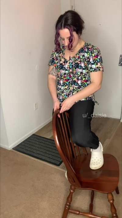 chair humping before work