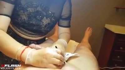 its not unusual for the cock to leak during a session. FULL VIDEO LINK ATTACHED