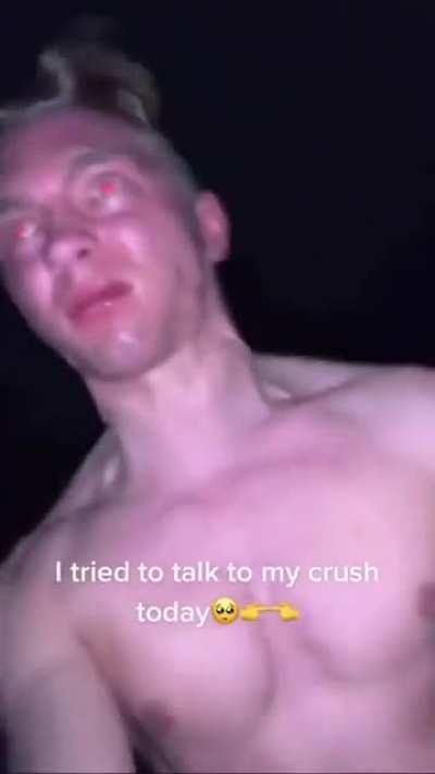 Chad tries talking to his crush