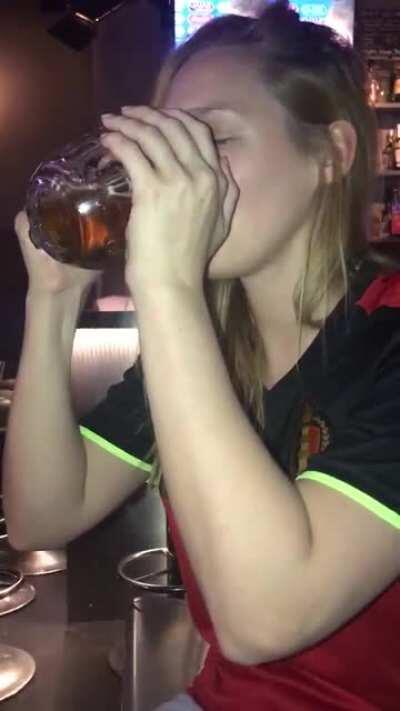 Cute whilst drinking beer