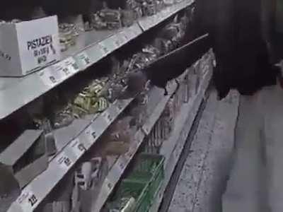 Just a man hunting for his food