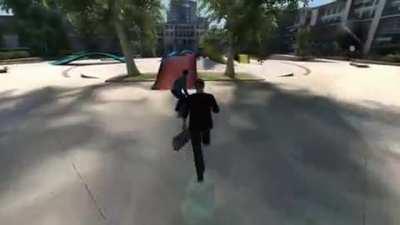 Yeeted in Skate 3