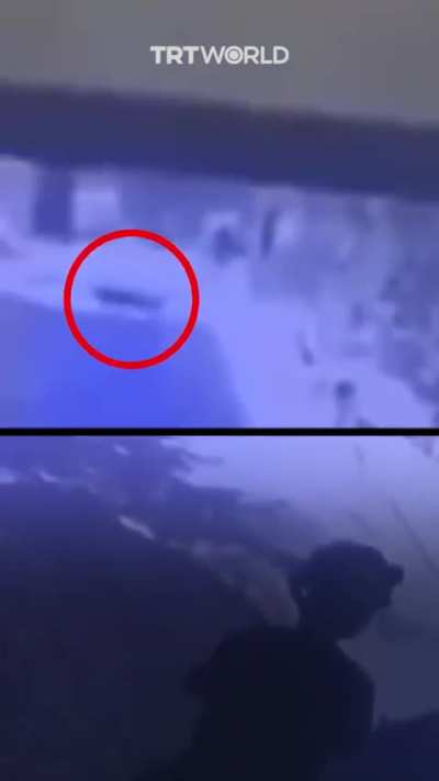 Israeli soldier shoots fleeing Palestinian children in the occupied town of Biddu in Jerusalem