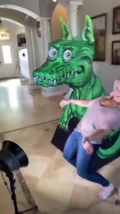 This friendly dragon just made my mind flaccid.