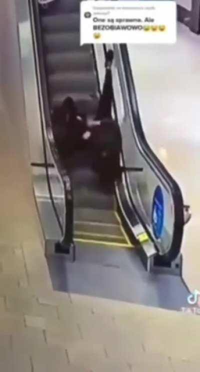Using an escalator could be more difficult than you think
