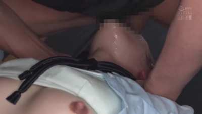 Barely-legal JAV girl receives a humongous TP that OOZES out of her hole