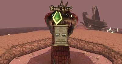 The Leviathan login screen