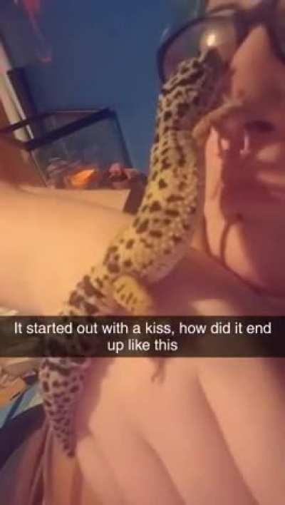 Spike always gave nose kisses. ❤