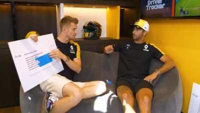 Hülkenberg and Ricciardo - RTL Google Interview
