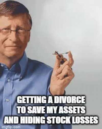 Always pay attention to who gets divorced.