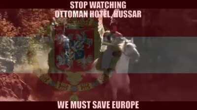 polskie skrzydlate husary niszczą hotel otomana hazbin