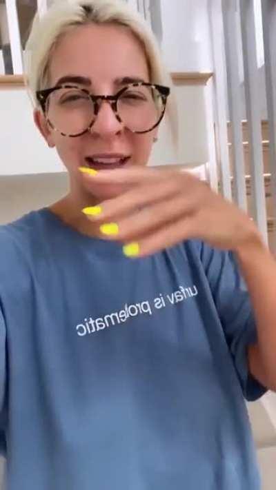 Braless on IG Story (Some Jiggle & A Few Nip Prints)