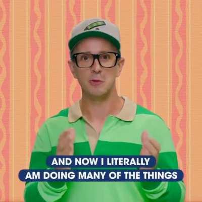 This message from Steve from Blues Clues