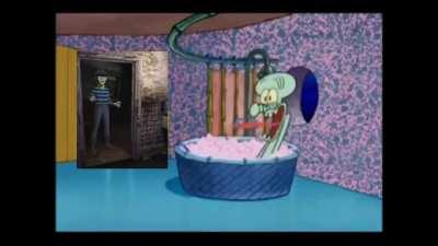 Murdoc Bathes With Squid
