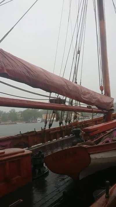 Cozy Swedish rain storm