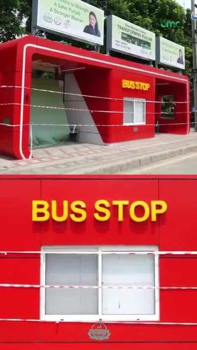 ‏پنجاب میں جدید بس سٹاپس !! اس بس سٹاپ میں پنکھے، پینے کا صاف پانی، فری وائی فائی اور مرد اور عورتوں کیلئے الگ بیٹھنے کی جگہ 🙌🏻🙌🏻🙌🏻 ‎