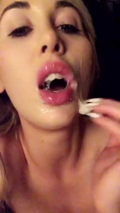 After the shot I like to play around with it like a good cum dump