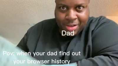Check nyo browser history baka makita sa papa nyo