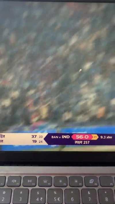 Cameraman giving cues ?