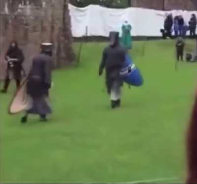 You can always tell a wizard in armour from an actual knight.