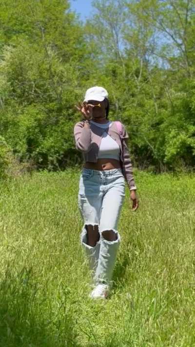 Something special about black girls in nature