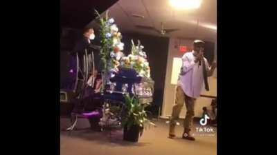 Unc Pourin His Heart Out At Lil Larry’s Funeral