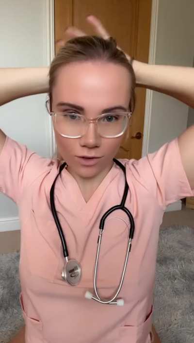 Can you help me taking my scrubs off?