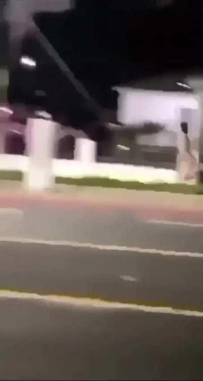 Drunk man runs naked and gets hit by car