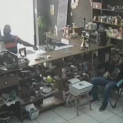 Green T-shirt guy wasn’t messing around