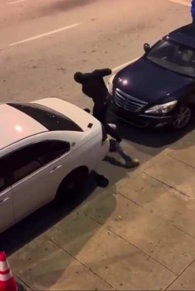 Zack knocked his ass down