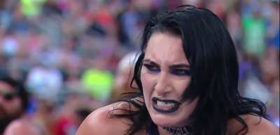 Liv Morgan (heel) kissed at Summerslam '24