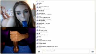 A dirty talker showed me everything on Omegle