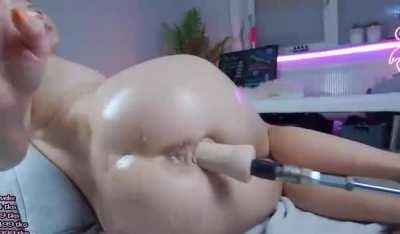 Hayleex's New Dildo Machine