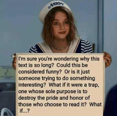 What if it's what I think?