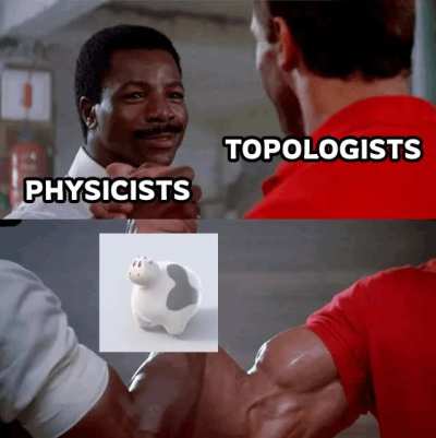 Saw this GIF on Wikipedia's Topology page and it reminded me of the r/physicsmemes joke