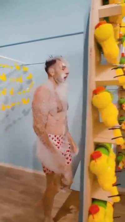 If your shower was like a car wash.