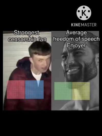 Freedom of expression and speech are essential imo