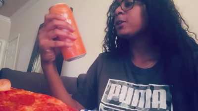 Pizza and Beer for dinner last night