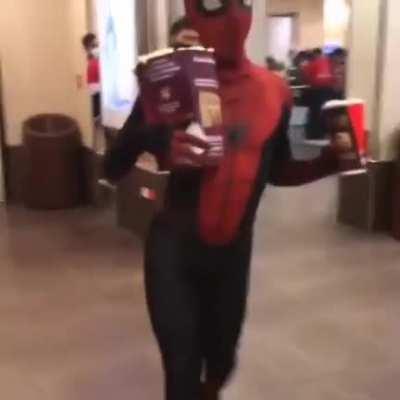 O adm finalmente viu miranha movie