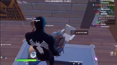 The Symbiote has taken over Rage in Fortnite