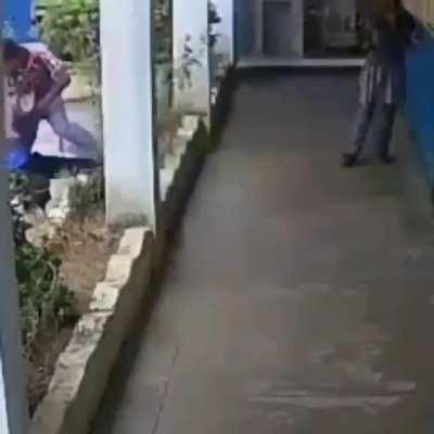 it was just another day in the school