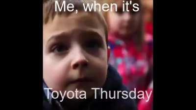 It's toyota thursday!!
