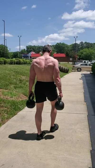 Training so i can carry all the groceries in one trip. 28[m]