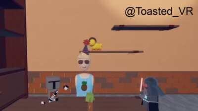 Don't break dad's things Jimmy!