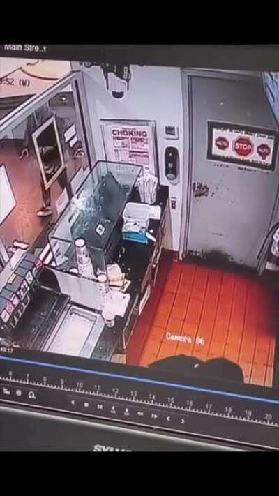 Jerk who throws a drink gets a swift rebuttal