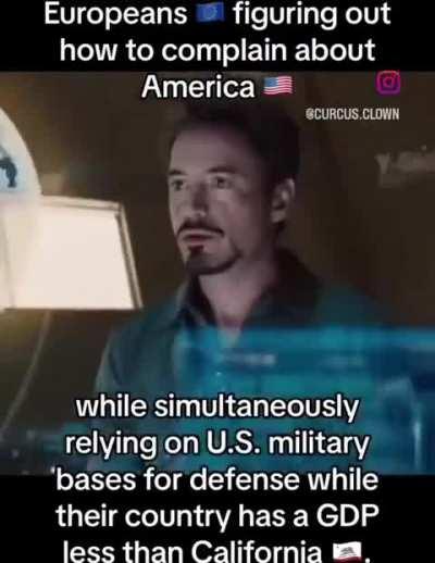 The American military industrial complex and its consequences have been a blessing for europoors 